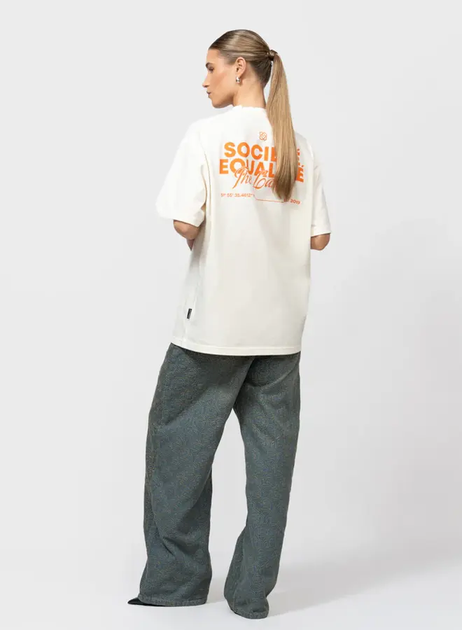 Equalité T-shirt Societé 2.0 EQ.26.5.6.6.110 - Off White