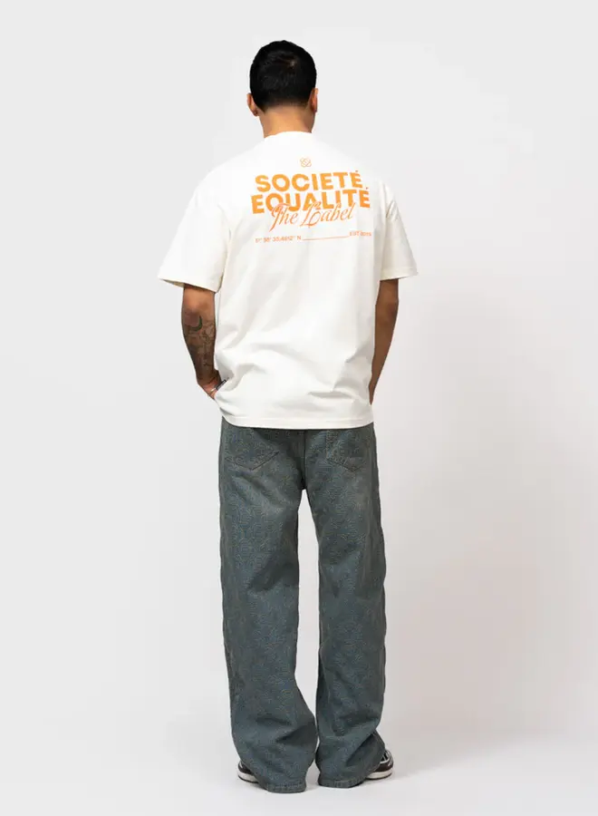 Equalité T-shirt Societé 2.0 EQ.26.5.6.6.110 - Off White