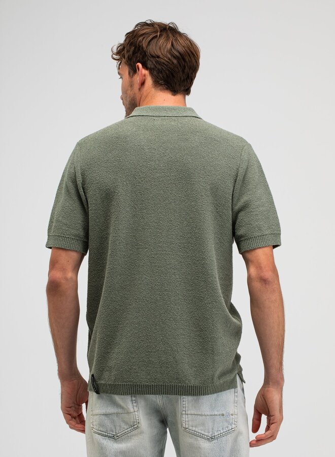 Butcher Of Blue Polo Boucle M2616003 - 792 Jade Green