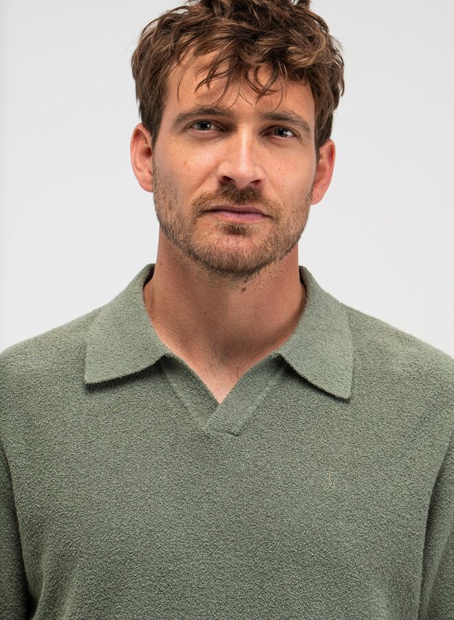 Butcher Of Blue Polo Boucle M2616003 - 792 Jade Green