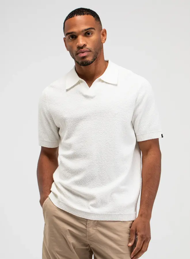 Butcher Of Blue Polo Boucle M2616003 - 112 Titan White