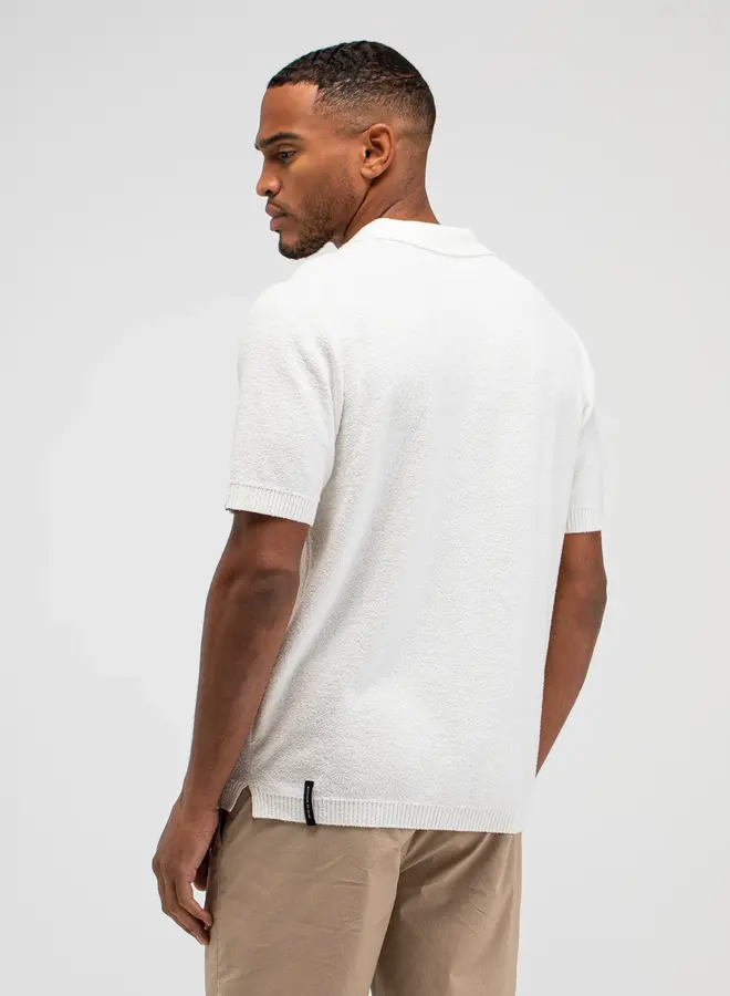 Butcher Of Blue Polo Boucle M2616003 - 112 Titan White