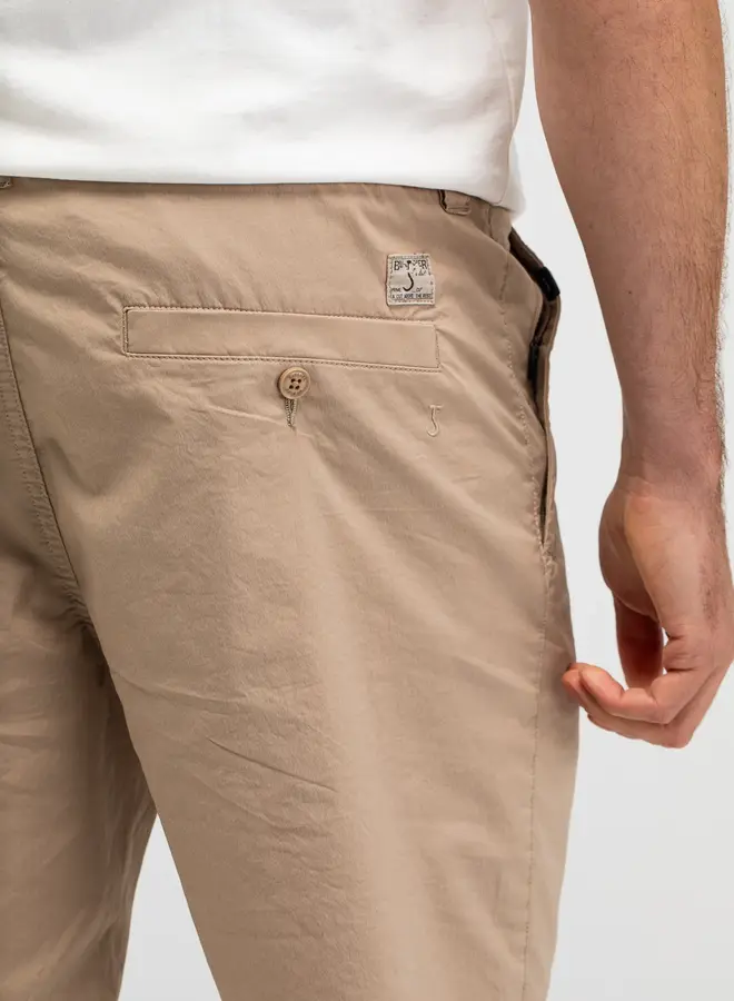 Butcher Of Blue Korte Broek Tristan Chino M2611024 - 632 Stone Beige