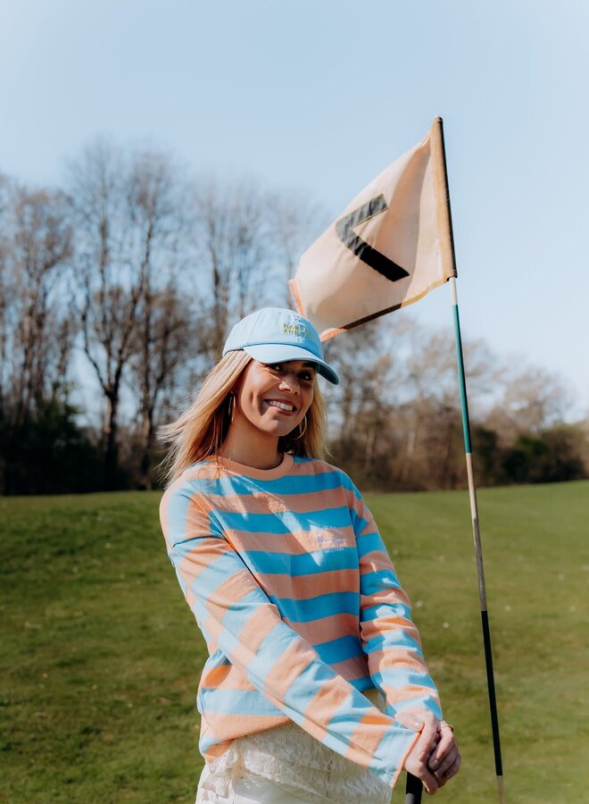 Longsleeve A-9960-SWEATER - Peach Blue