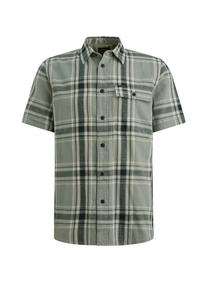 Pme Legend Korte Mouwen Overhemd PSIS2604215 - 6123 Iceberg Green