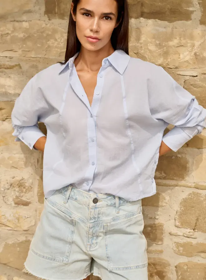 Yaya Blouse 01-201214-604 - 99073 Light Blue