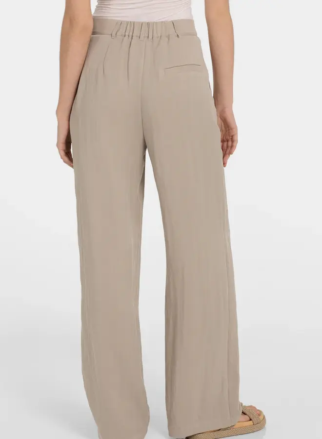 Yaya Wijde Broek 01-301253-604 - 61104 Crockery Brown