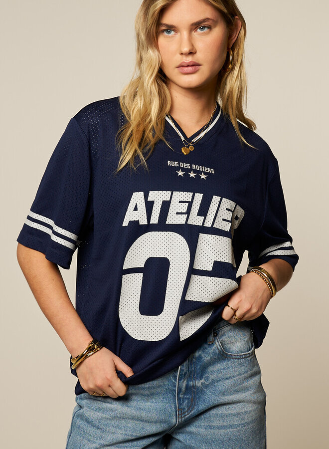 Sporty T-Shirt MJ15126-0675 - Donker Blauw