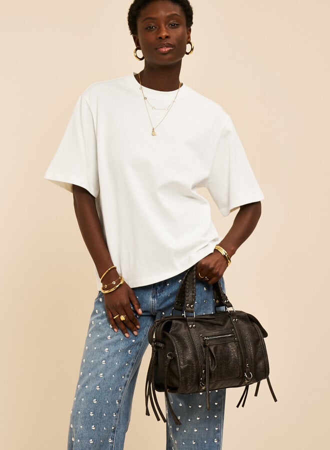 Oversized T-Shirt MJ15543-0900 - Wit