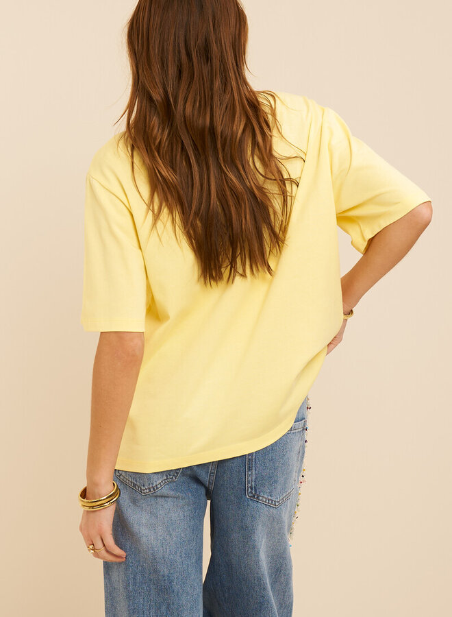 My Jewellery Oversized T-shirt MJ15543-0400 - Geel