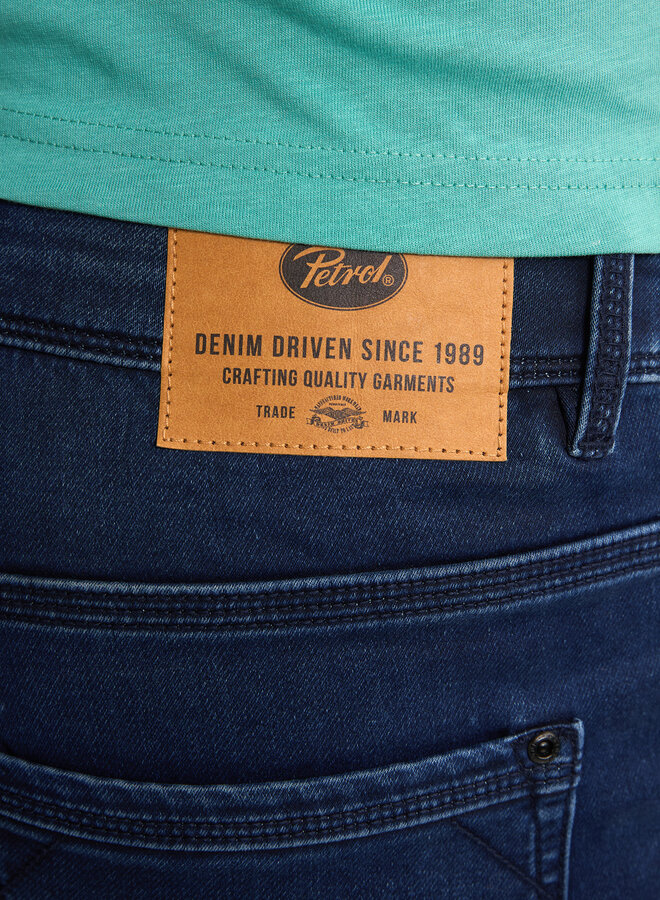 Petrol Denim Short M-ROS-SHO001 - 5806 Dark Stone