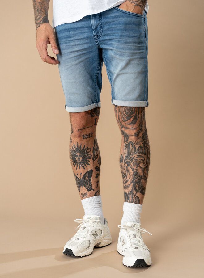 Petrol Denim Short M-ROS-SHO001 - 5752 Medium Indigo