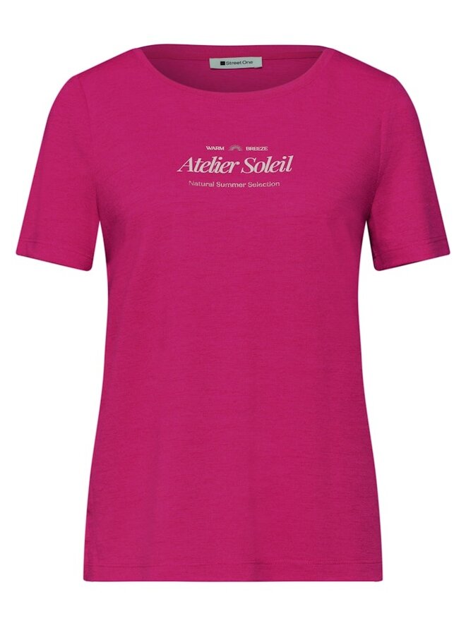 Street One T-Shirt 324497 - 37281 Magenta Dream