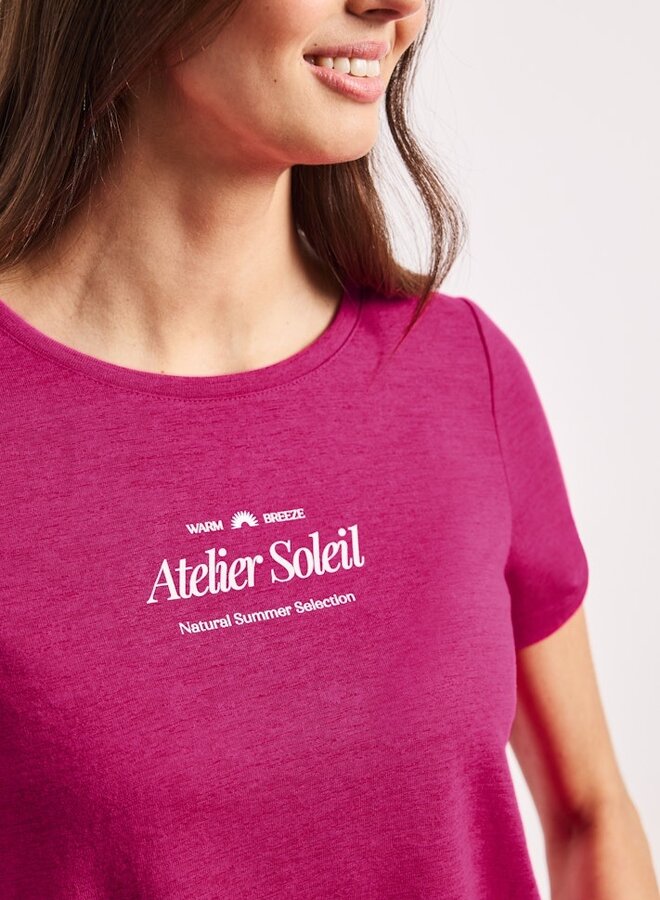 Street One T-Shirt 324497 - 37281 Magenta Dream