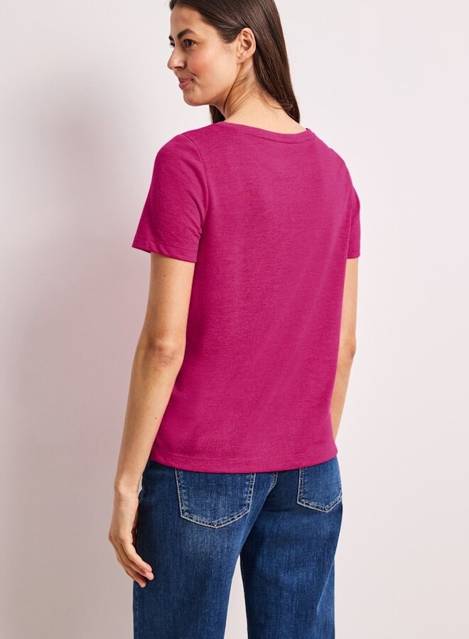 Street One T-Shirt 324497 - 37281 Magenta Dream