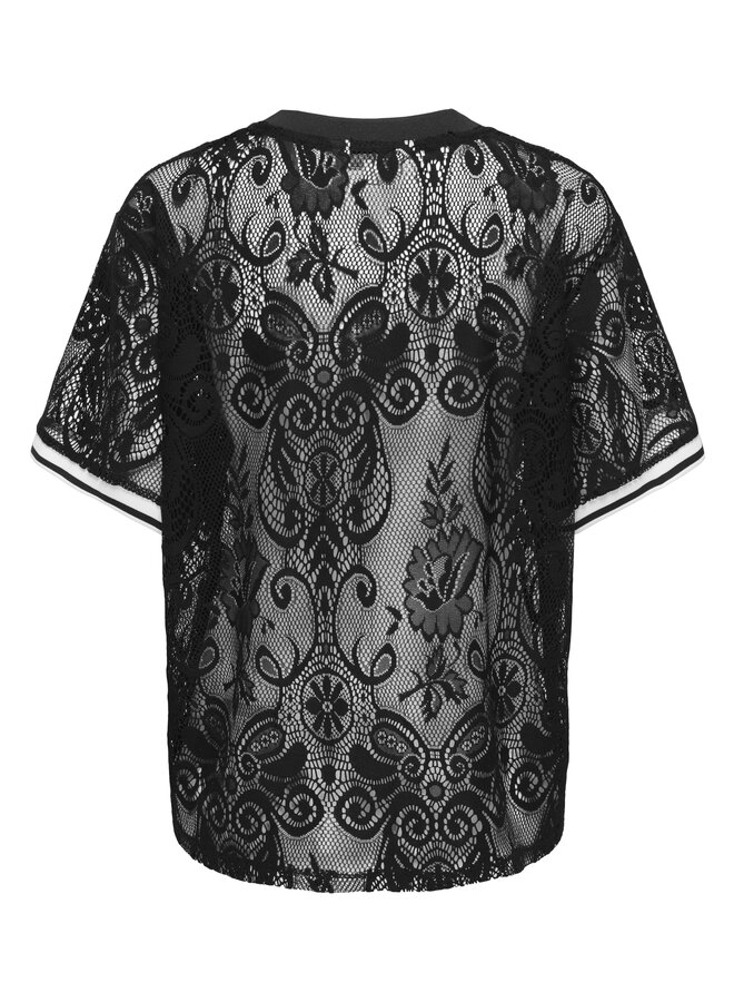 Only Kanten Top ONLJULES 15371479 - 4987727 Black