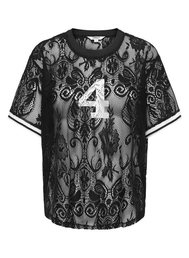 Only Kanten Top ONLJULES 15371479 - 4987727 Black