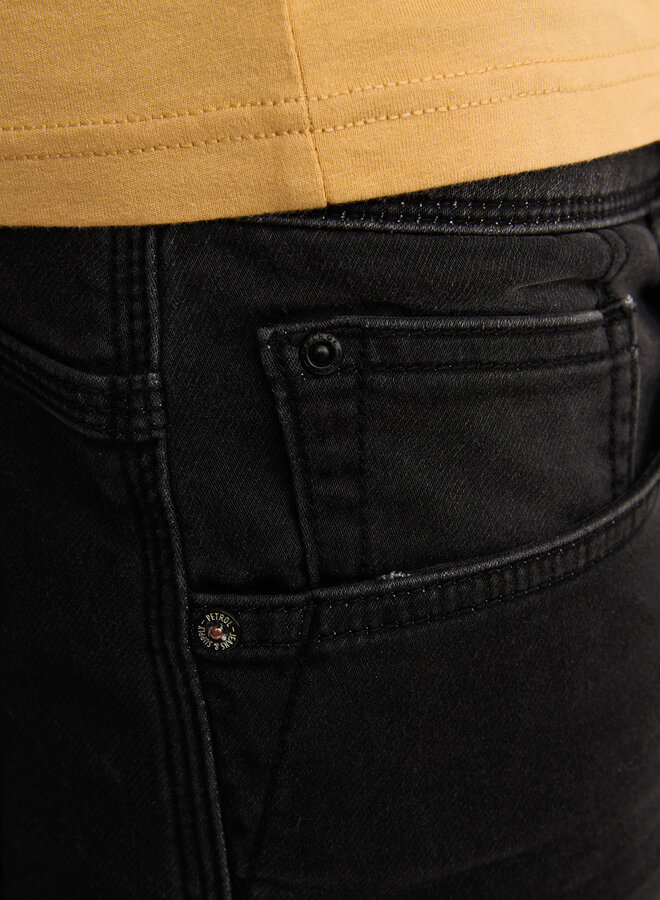 Petrol Denim Short M-ROS-SHO001 - 9705 Black Stone