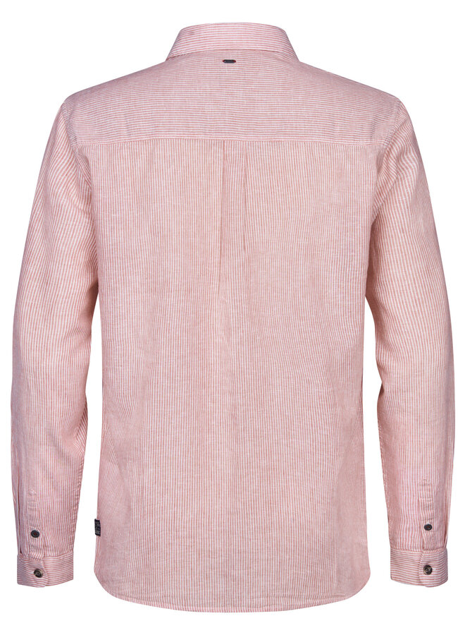Petrol Lange Mouwen Overhemd M-1060-SIL401 - 3174 Light Coral
