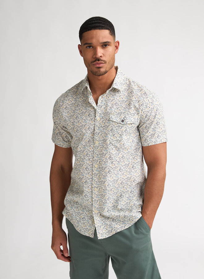 Petrol Korte Mouwen Overhemd M-1060-SIS427 - 0112 Seashell