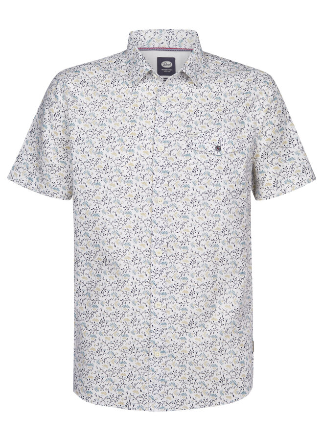Petrol Korte Mouwen Overhemd M-1060-SIS427 - 0112 Seashell