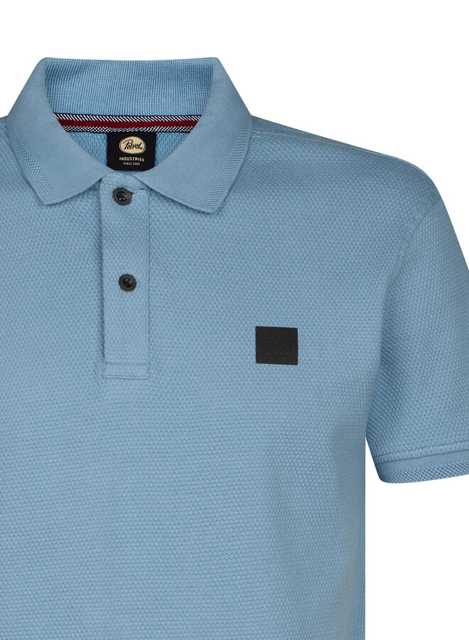 Petrol Polo M-1060-POL918 - 5195 Marble Blue