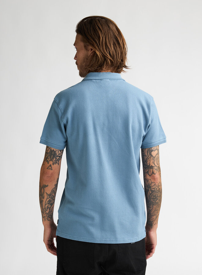 Petrol Polo M-1060-POL918 - 5195 Marble Blue