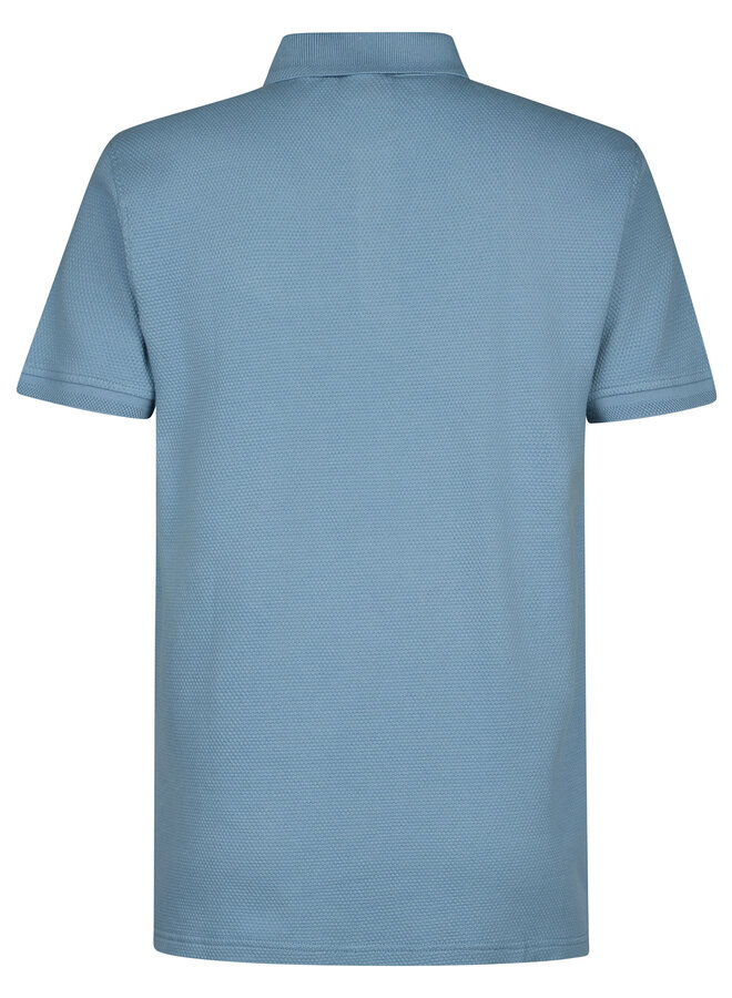 Petrol Polo M-1060-POL918 - 5195 Marble Blue