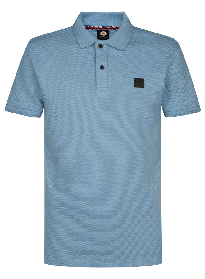 Petrol Polo M-1060-POL918 - 5195 Marble Blue