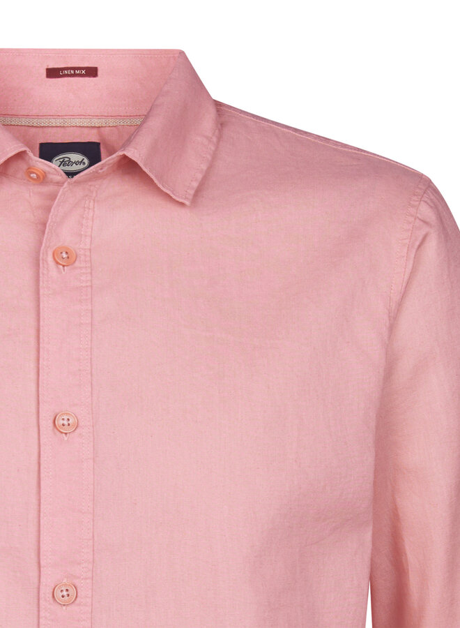 Petrol Lange Mouw Overhemd M-1060-SIL437 - 3174 Light Coral