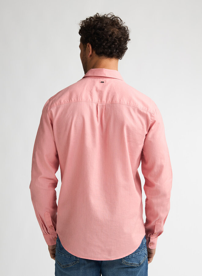 Petrol Lange Mouw Overhemd M-1060-SIL437 - 3174 Light Coral