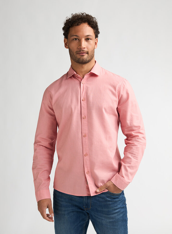 Petrol Lange Mouw Overhemd M-1060-SIL437 - 3174 Light Coral
