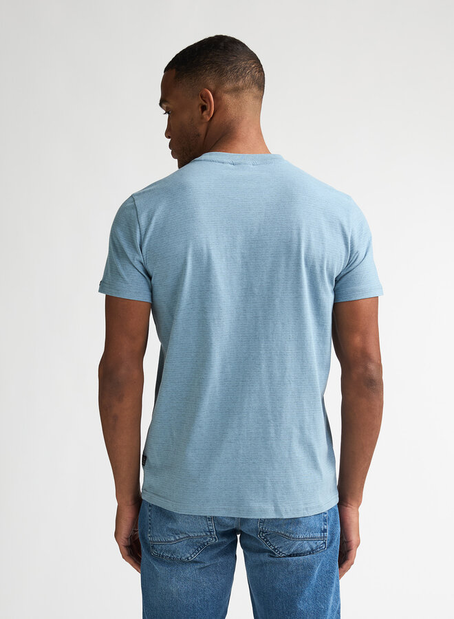Petrol T-Shirt M-1060-TSR637 - 5195 Marble Blue