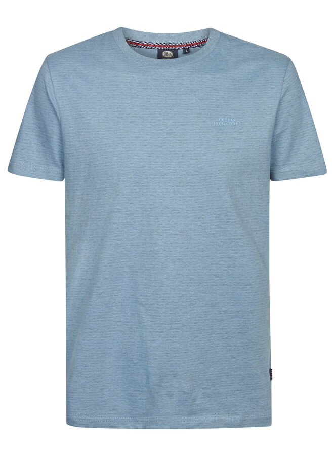 Petrol T-Shirt M-1060-TSR637 - 5195 Marble Blue