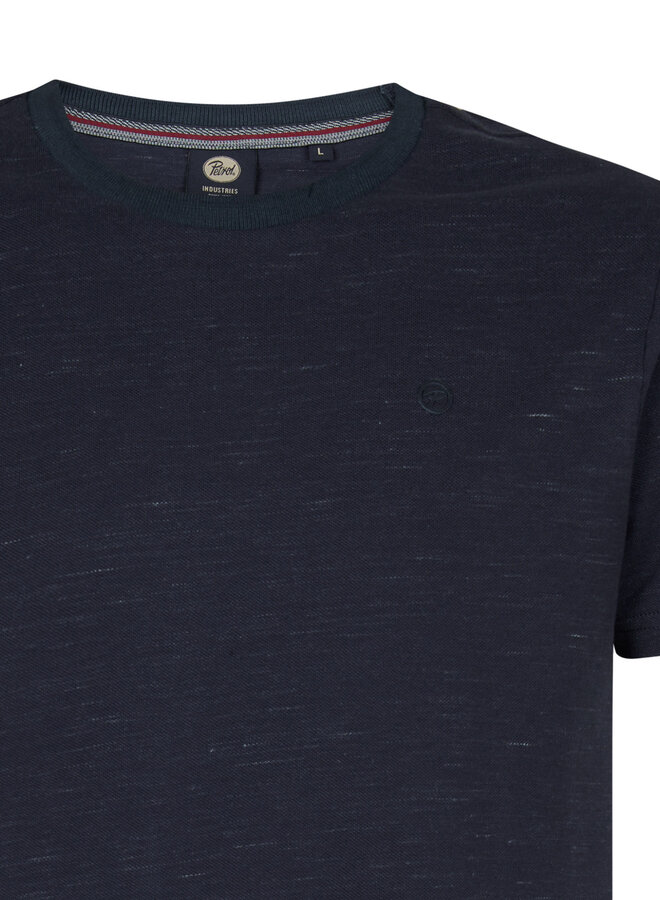Petrol T-Shirt M-1060-TSR626 - 5178 Navy Blue
