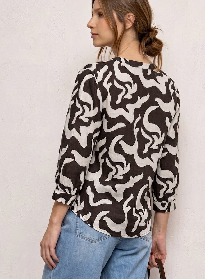 Street One Blouse 346268 - 27276 Espresso Brown