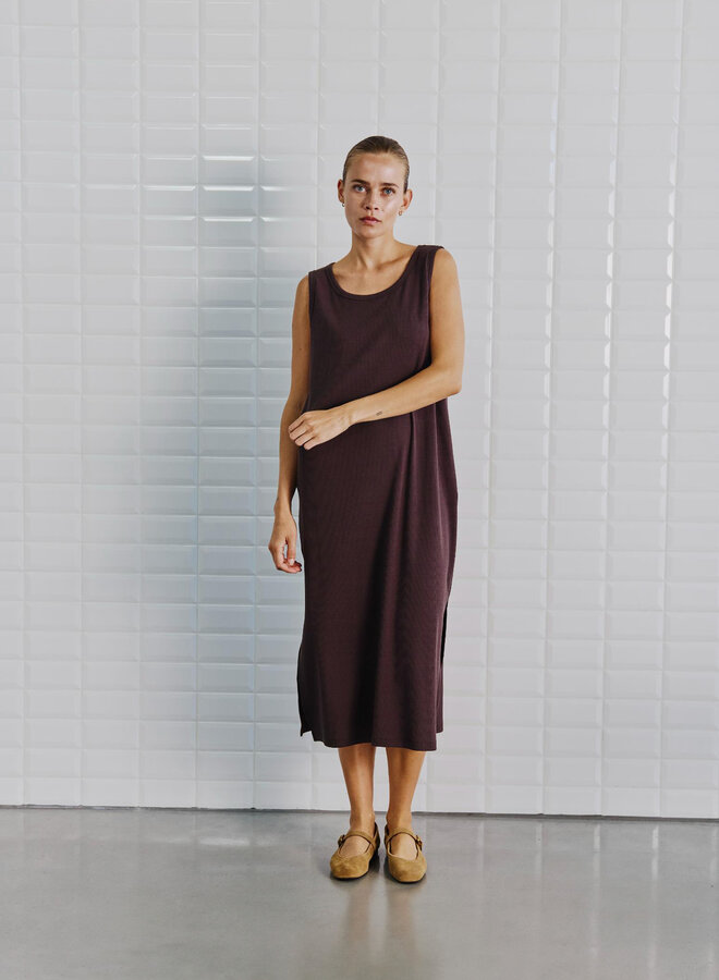 Withblack Jurk WBLDORDI 00001326 - Chocolate