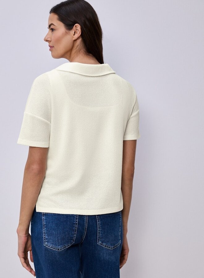 Street One Polo 325067 - 10108 Off White