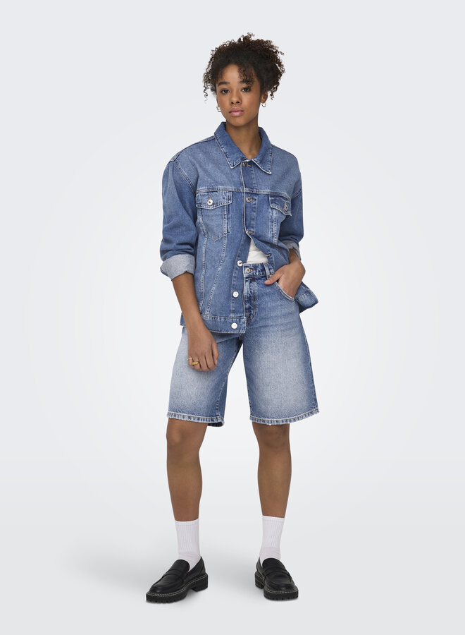 Baggy Short ONLMATE 15340976 - 4674440 Medium Blue Denim