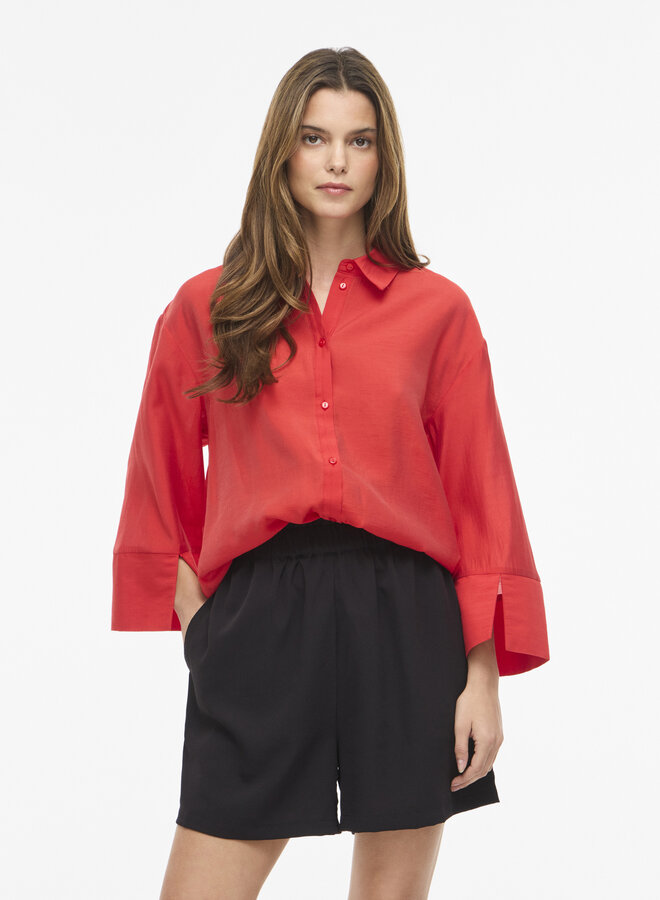 Vila Blouse VIASPYN 14113428 - 4951069 Hibiscus