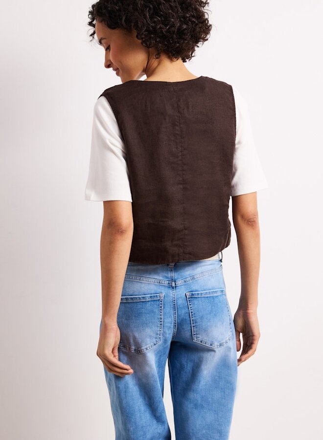 Street One Gilet 220304 - 17276 Espresso Brown