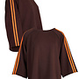 AzzurroTop A-8242_1- D.Brown/Orange