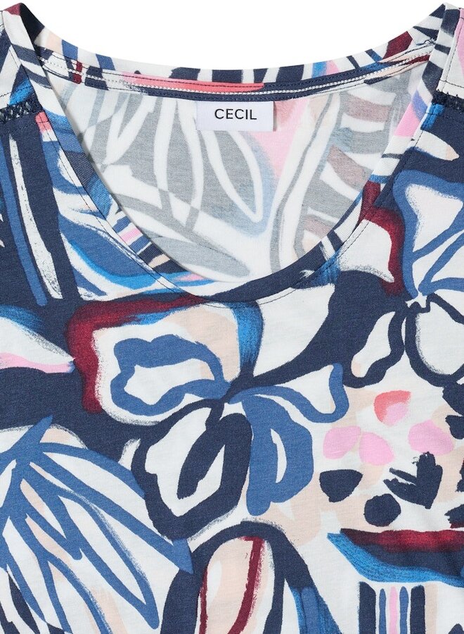 Cecil T-shirt B325042 - 35512 Universal Blue