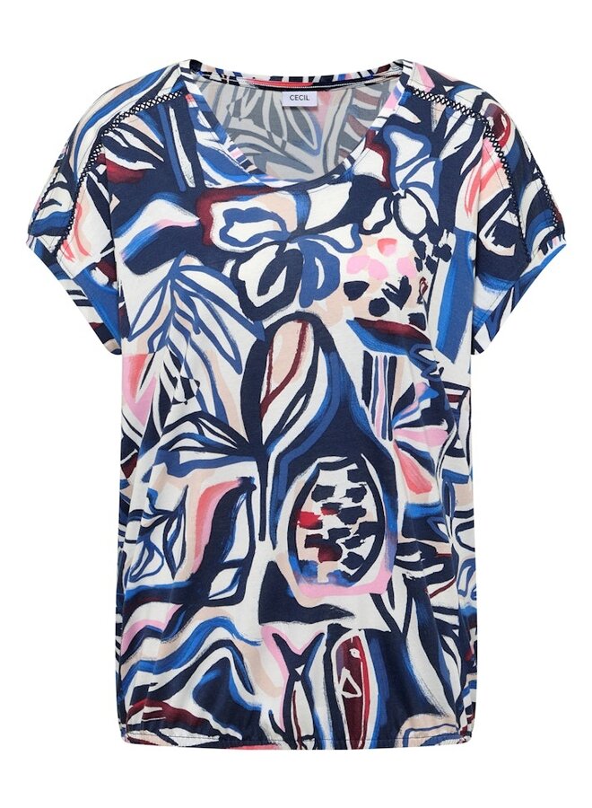 Cecil T-shirt B325042 - 35512 Universal Blue