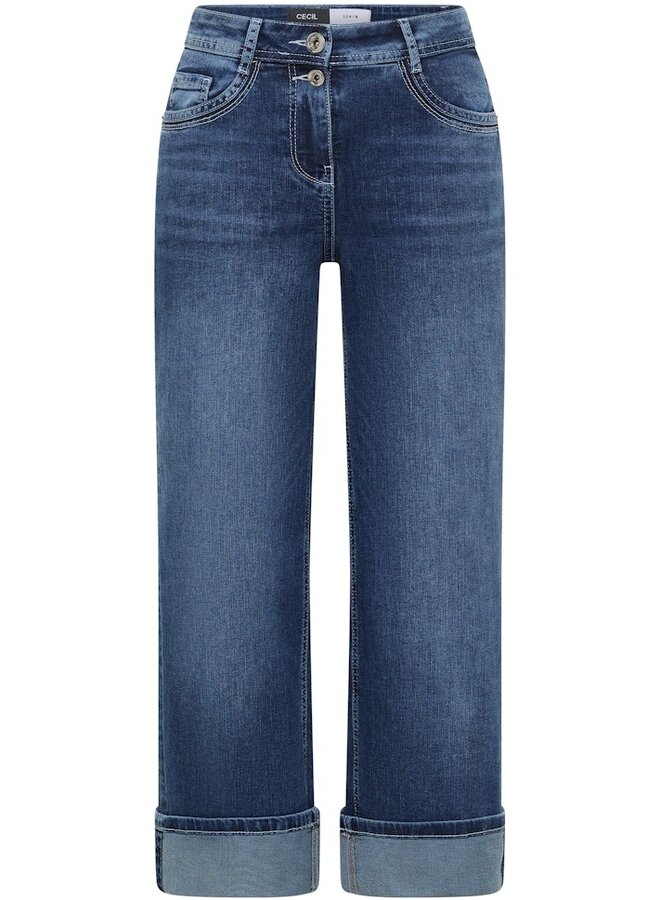 Cecil Jeans Slim Fit B380794 - 10283 Mid Blue Wash