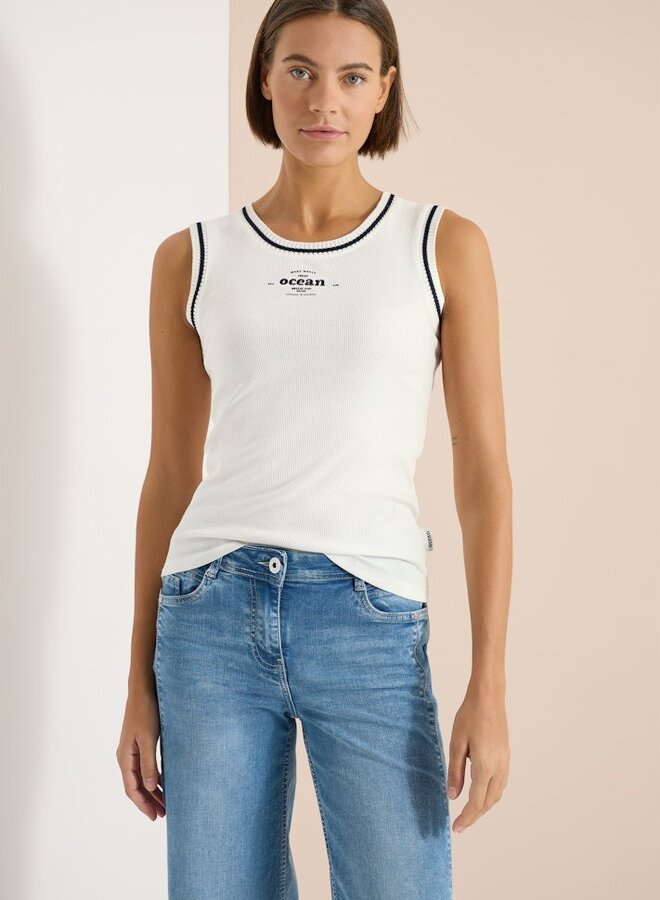 Top B325032 - 33474 Vanilla White