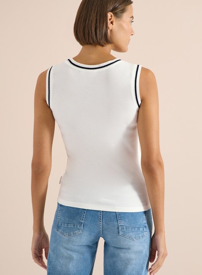 Cecil Top B325032 - 33474 Vanilla White