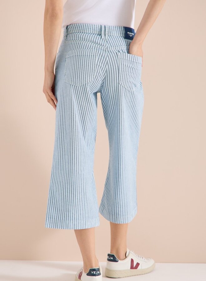 Cecil  Jeans Wide Leg B380795 - 20283 Mid Blue Wash