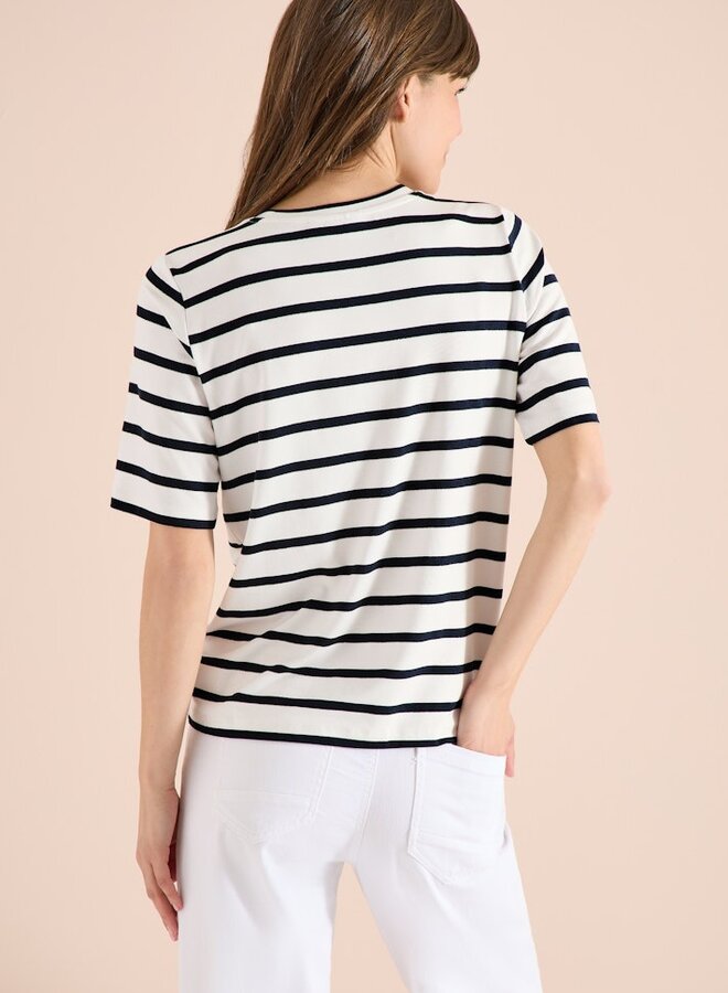 Cecil T-shirt B325044 - 35512 Universal Blue