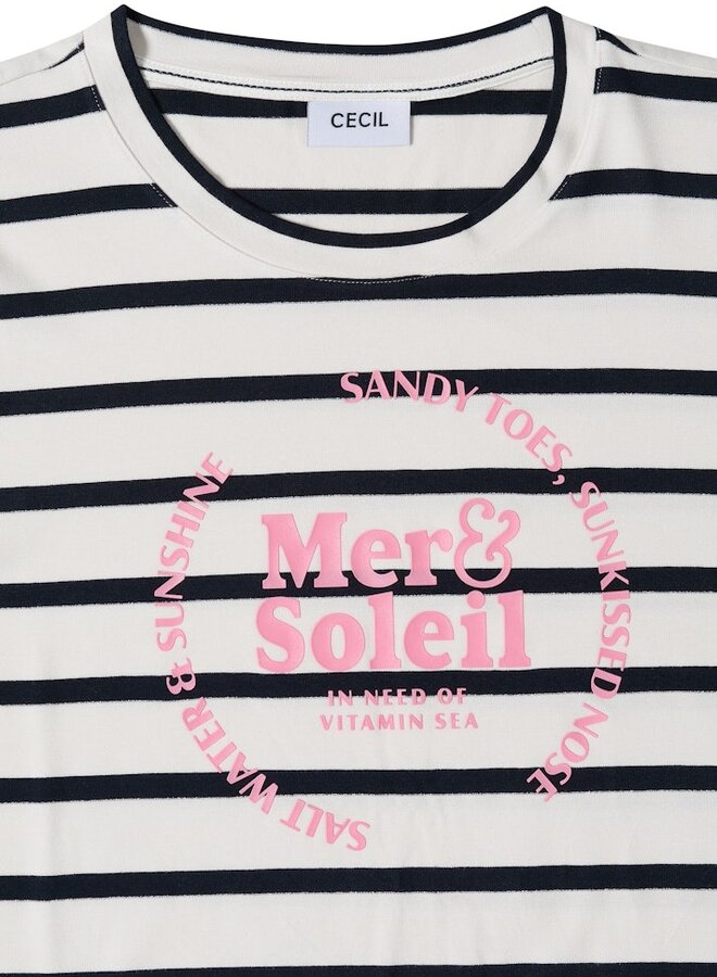 Cecil T-shirt B325044 - 35512 Universal Blue